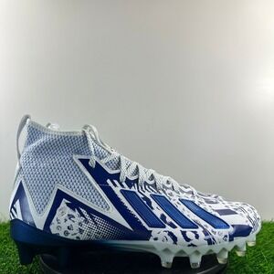 Adidas Freak 23 7v7 SMU Men Size 12 White Blue Football Cleats GW4167 NEW